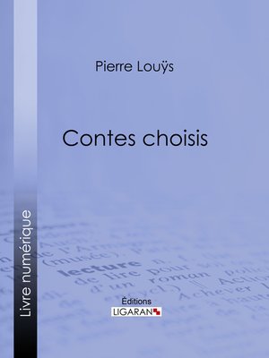 cover image of Contes choisis